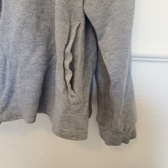 Asos Full Zip Jacket Gray Terry Clothe Lined Men's Size XL With Pockets - Picture 9 of 16